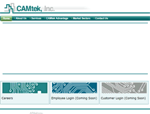 Tablet Screenshot of camtek-mfg.com